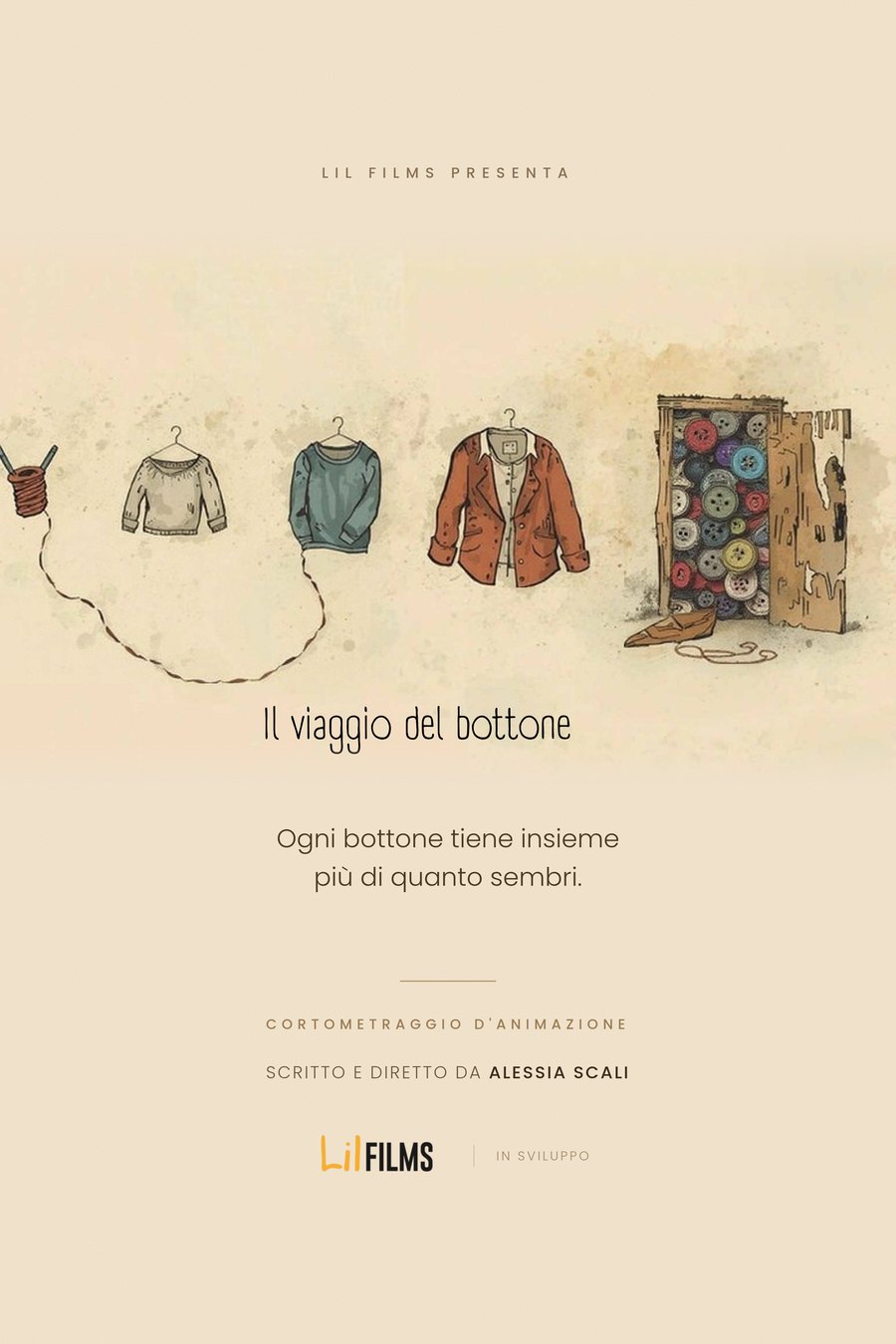 Poster for Il viaggio del bottone